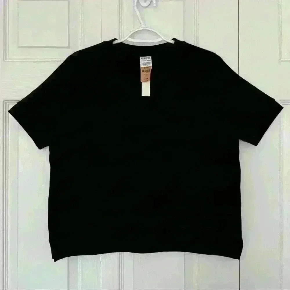 PINK VS Oversized Black T Shirt